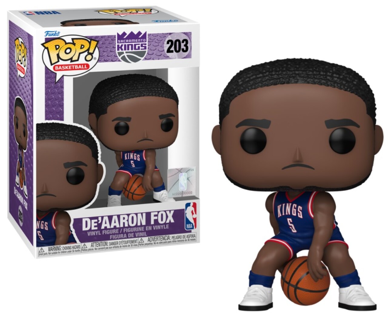De'Aaron Fox Sacramento Kings City Edition Jersey NBA Funko Pop!